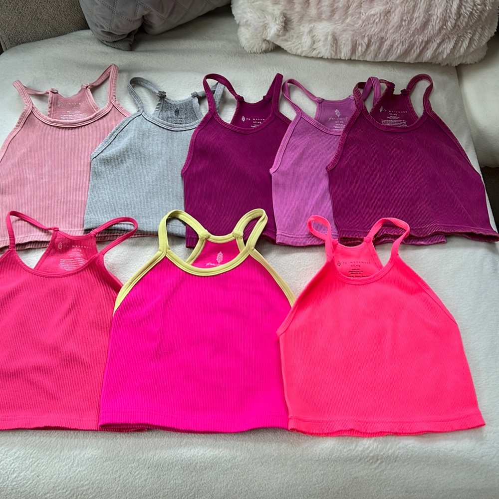 NEW🌺Free people summer colors happiness run crop tank - Picture 4 of 17